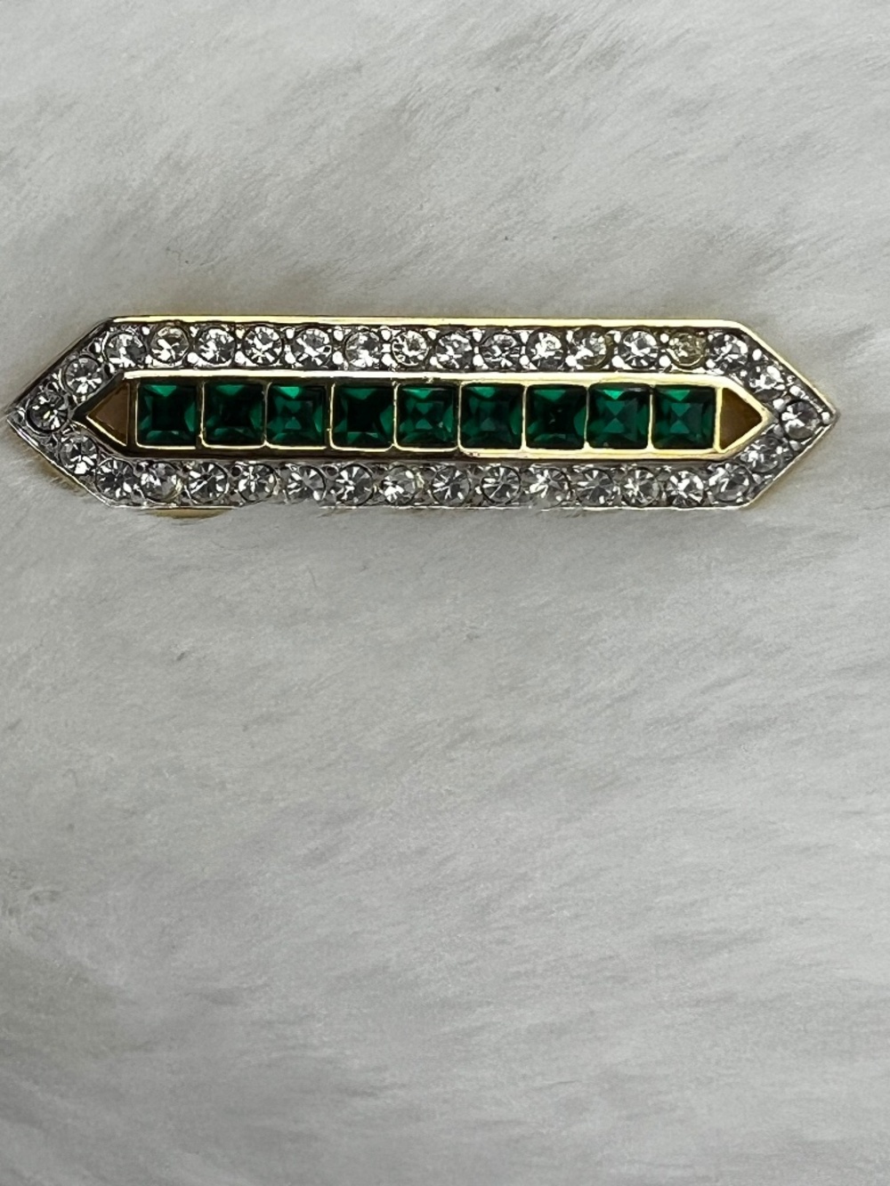 Vintage Art Deco Style Bar Brooch Pin
